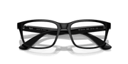 Clear Lenses, Polished Black Frame