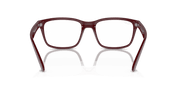 Clear Lenses, Polished Dark Red Frame