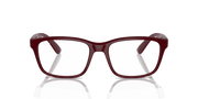 Clear Lenses, Polished Dark Red Frame