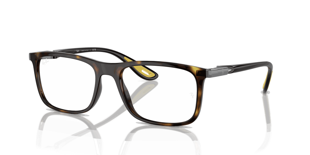 [Clear Lenses, Polished Havana Frame]