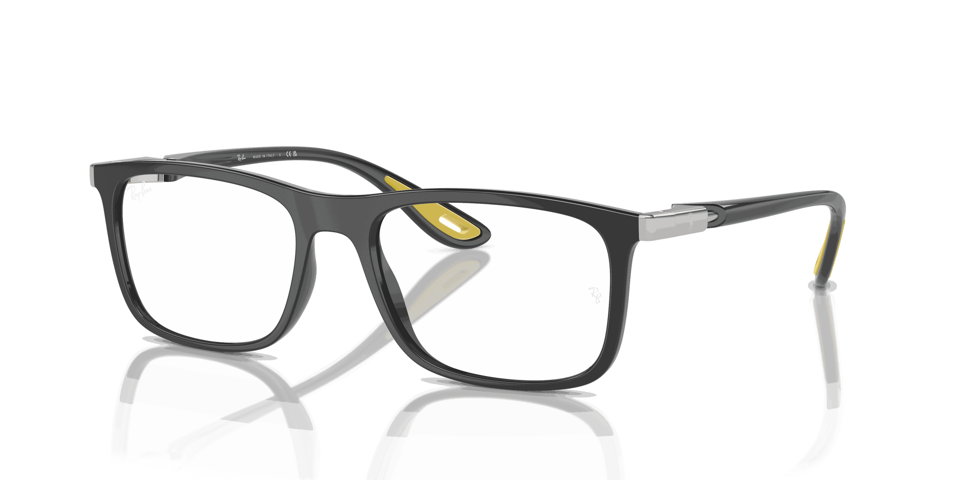 [Clear Lenses, Polished Grey Frame]