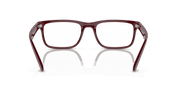 Demo Lens Lenses, Polished Dark Red Frame