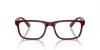 [Demo Lens Lenses, Polished Dark Red Frame]