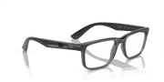 Clear Lenses, Polished Transparent Grey Frame