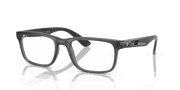 Clear Lenses, Polished Transparent Grey Frame