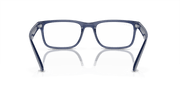 Demo Lens Lenses, Polished Transparent Blue Frame