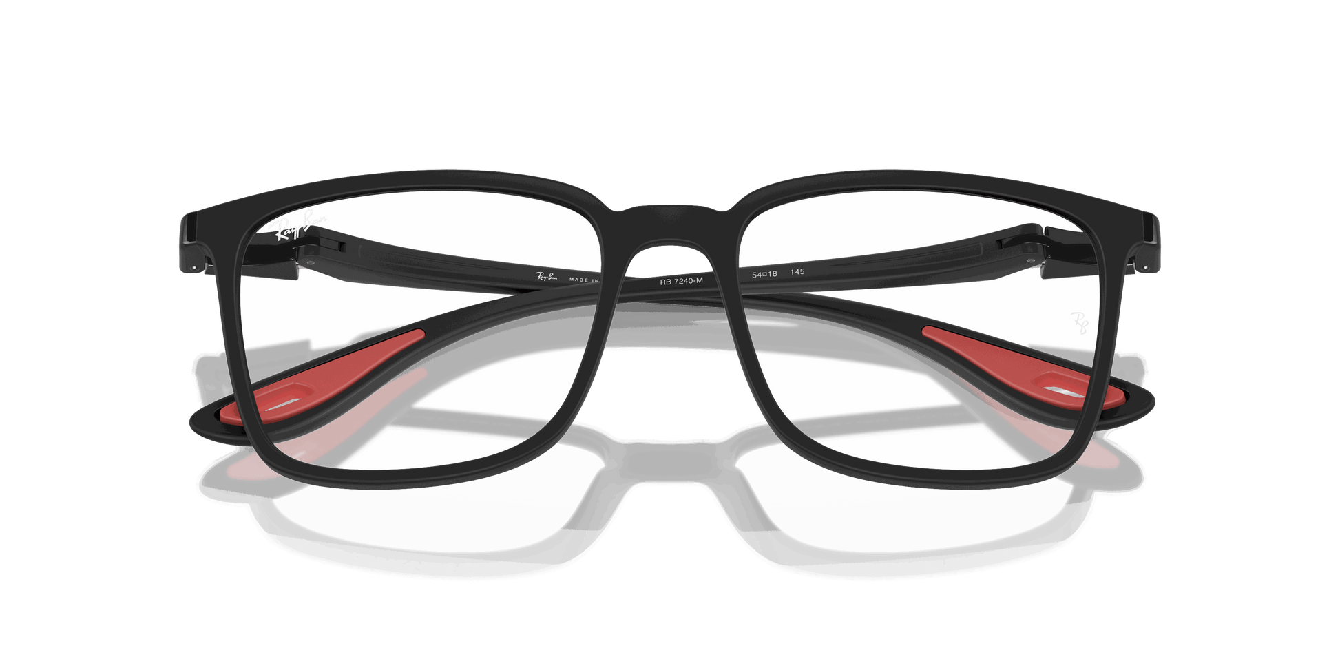 [Clear Lenses, Matte Black Frame]