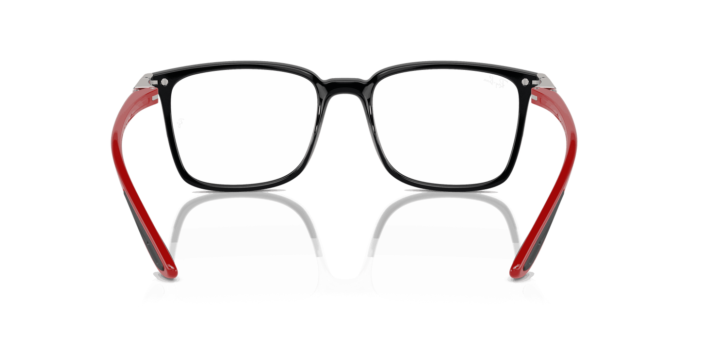 [Clear Lenses, Polished Black Frame]