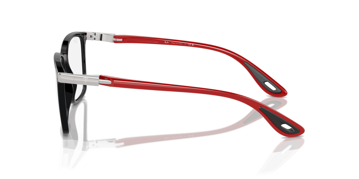 [Clear Lenses, Polished Black Frame]