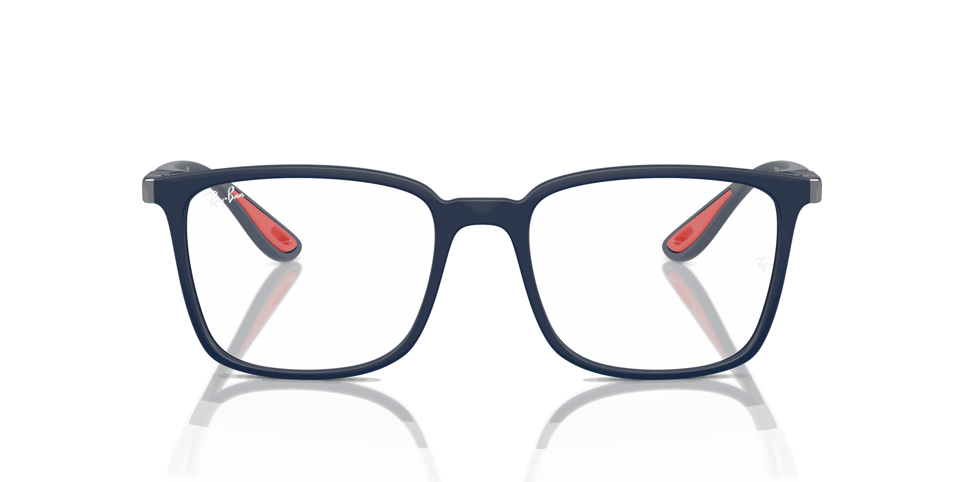 [Clear Lenses, Matte Blue Frame]