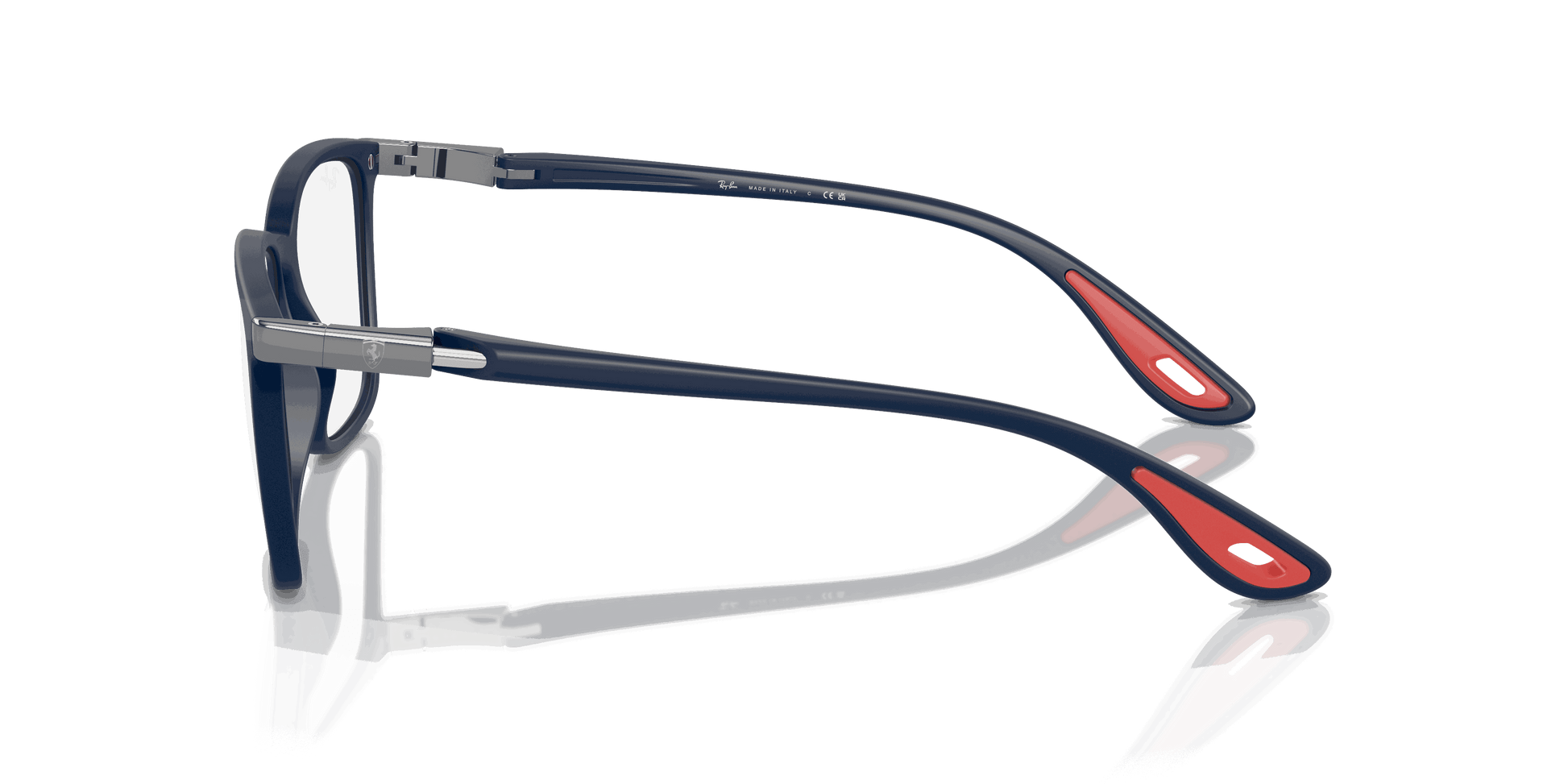 [Clear Lenses, Matte Blue Frame]