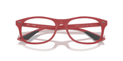 Clear Lenses, Matte Red Frame