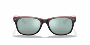 Silver Flash Lenses, Matte Black Frame