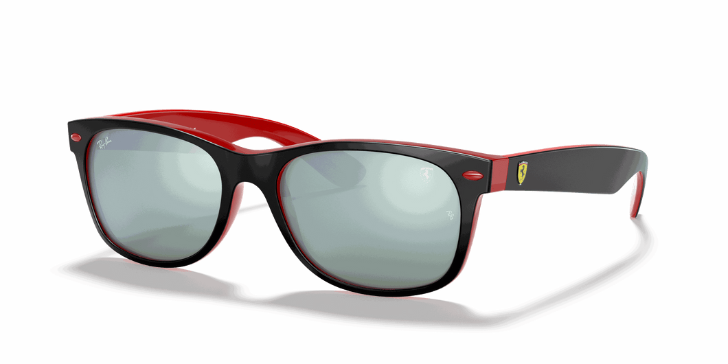 [Silver Flash Lenses, Matte Black Frame]