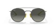 Grey Gradient Lenses, Polished Gunmetal Frame