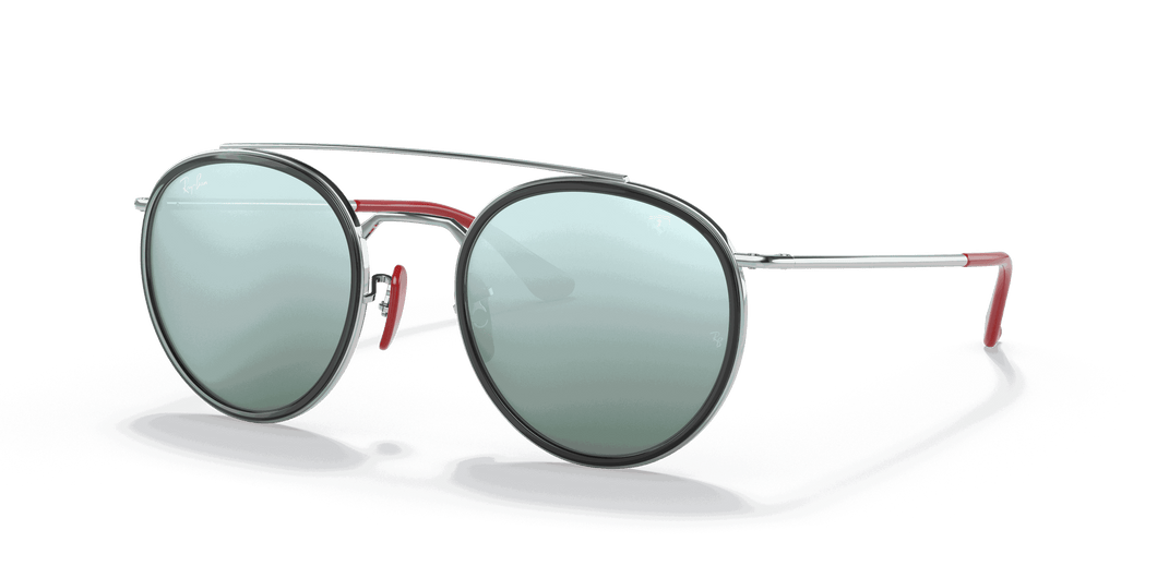 [Silver Flash Lenses, Polished Silver Frame]