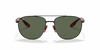 [Green Classic Lenses, Polished Black Frame]