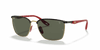 [Green Classic Lenses, Polished Black On Gold Frame]