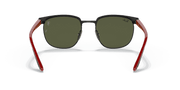 Light Green/Silver Lenses, Matte Black Frame