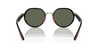 [Dark Green Lenses, Polished Silver Frame]