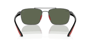 Dark Green Lenses, Polished Gunmetal Frame