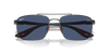 [Dark Blue Lenses, Polished Gunmetal Frame]