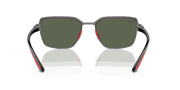 Dark Green Lenses, Matte Gunmetal On Gunmetal Frame