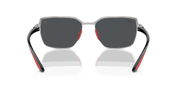 Dark Grey Lenses, Matte Red On Gunmetal Frame