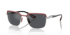 [Dark Grey Lenses, Matte Red On Gunmetal Frame]