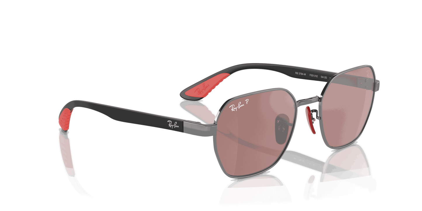 [Purple & Silver Lenses, Polished Gunmetal Frame]