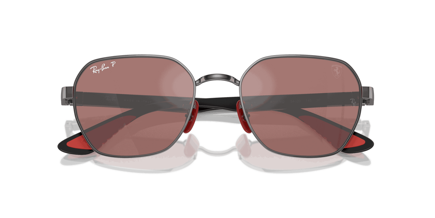 [Purple & Silver Lenses, Polished Gunmetal Frame]