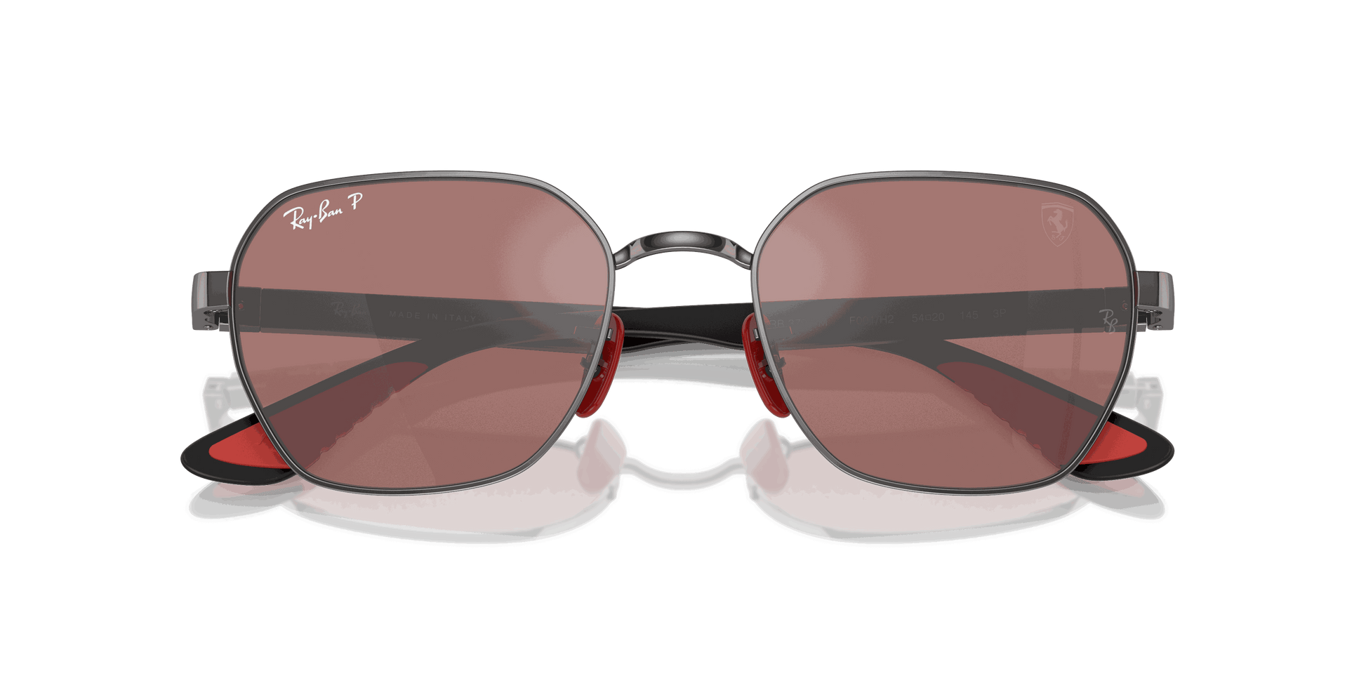 [Purple & Silver Lenses, Polished Gunmetal Frame]