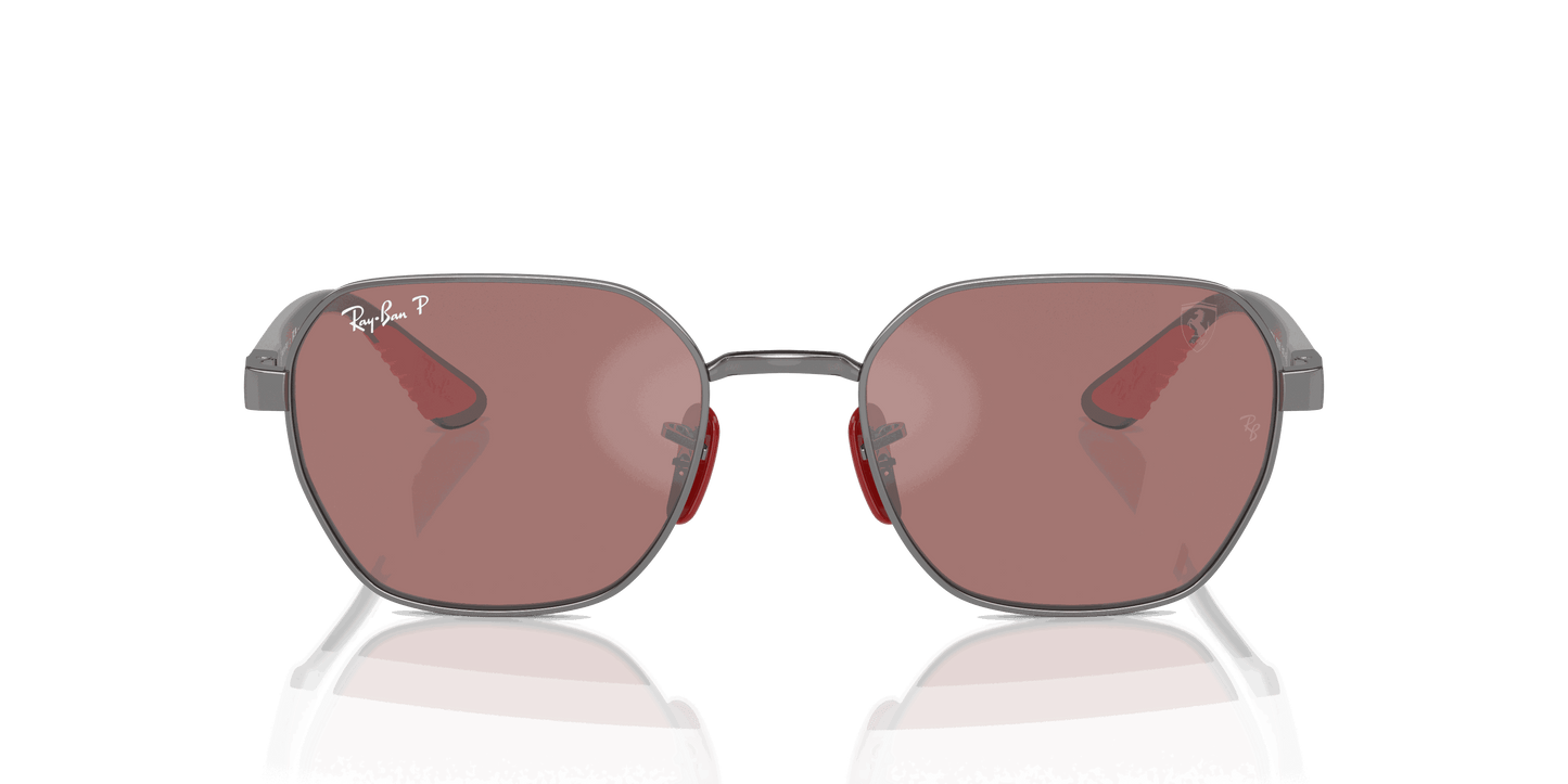 [Purple & Silver Lenses, Polished Gunmetal Frame]