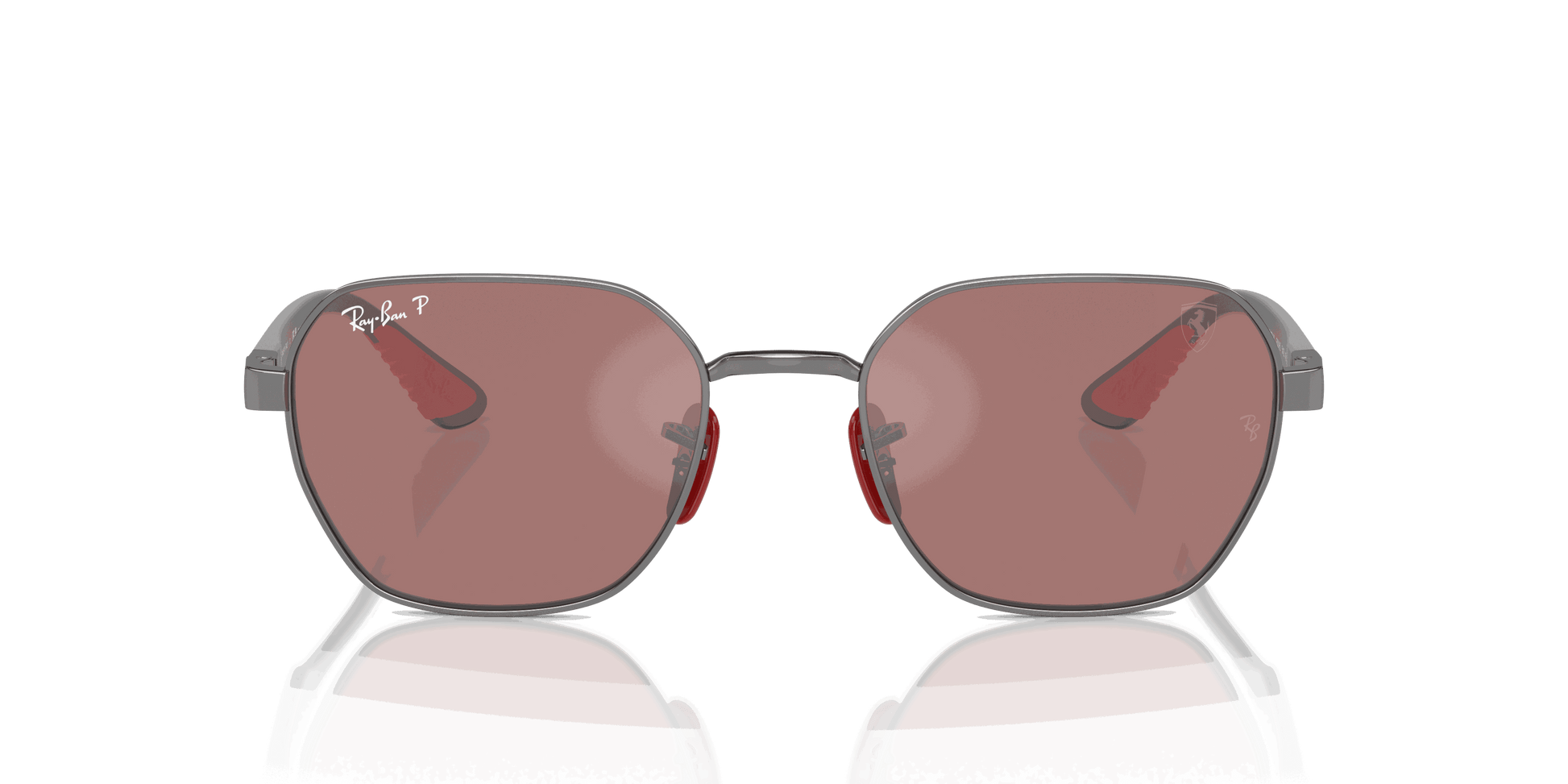 [Purple & Silver Lenses, Polished Gunmetal Frame]