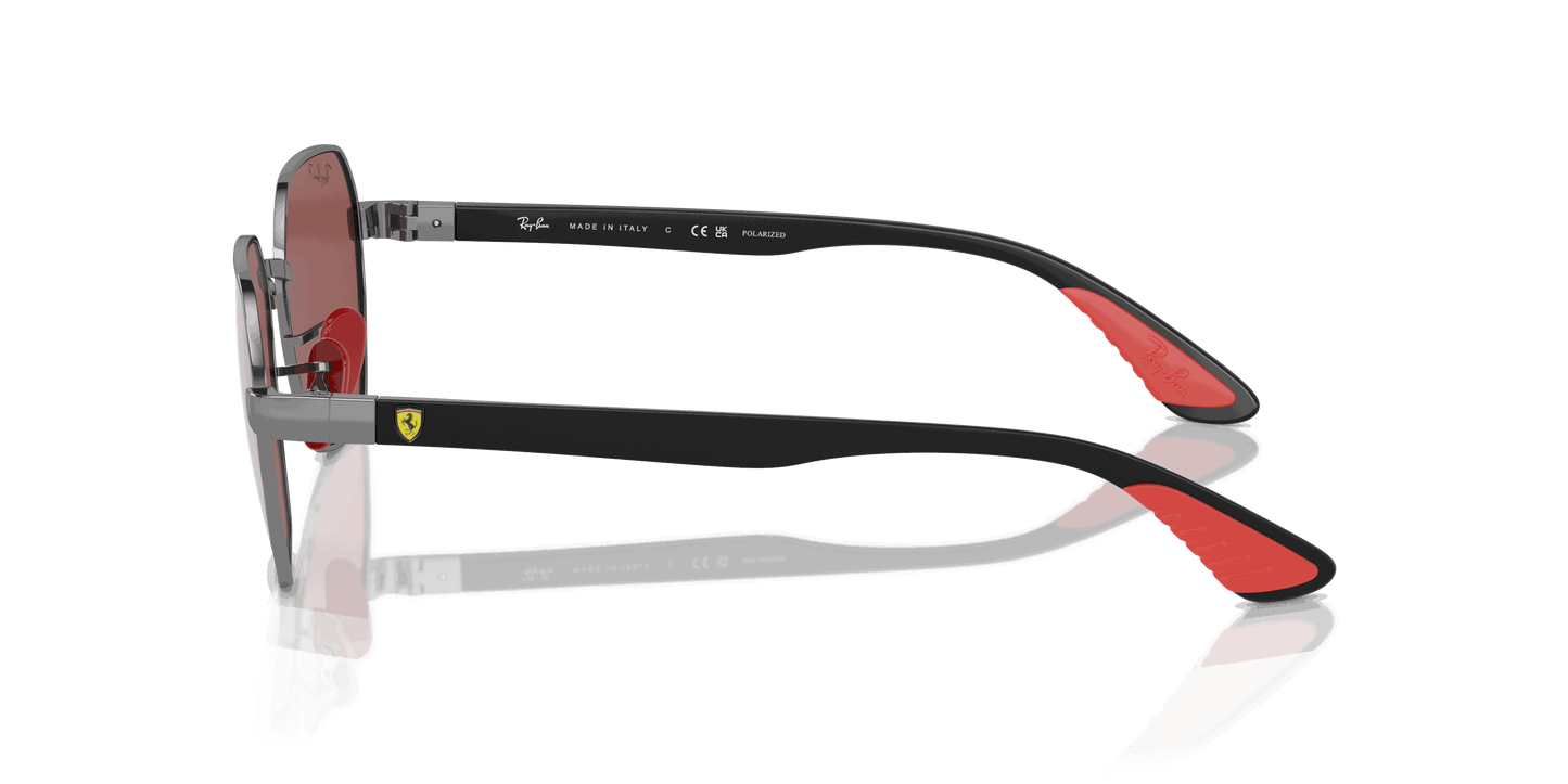 [Purple & Silver Lenses, Polished Gunmetal Frame]