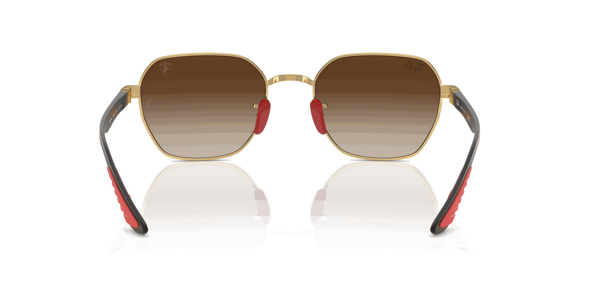 [Brown Lenses, Polished Arista Gold Frame]