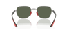 [Dark Green Lenses, Polished Silver Frame]