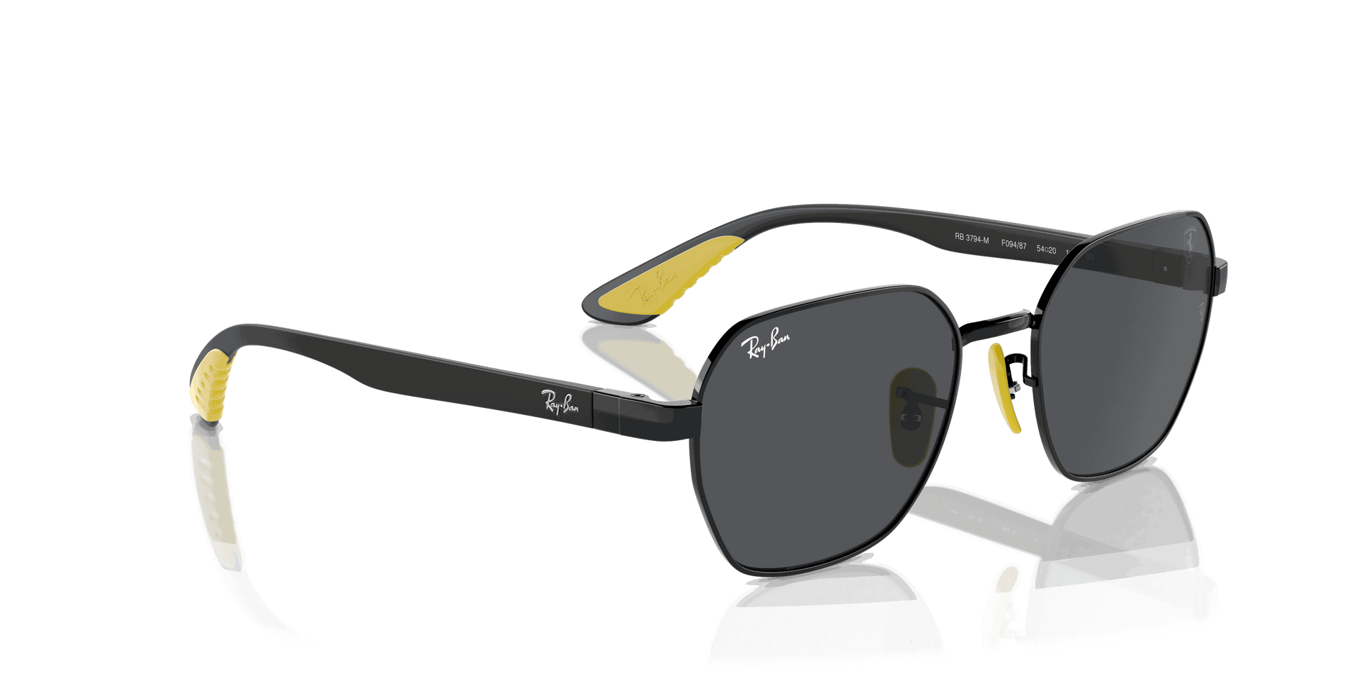 [Dark Grey Lenses, Polished Black Frame]