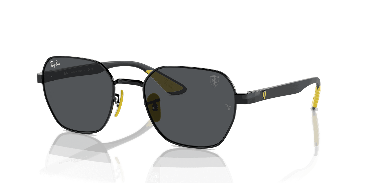 [Dark Grey Lenses, Polished Black Frame]