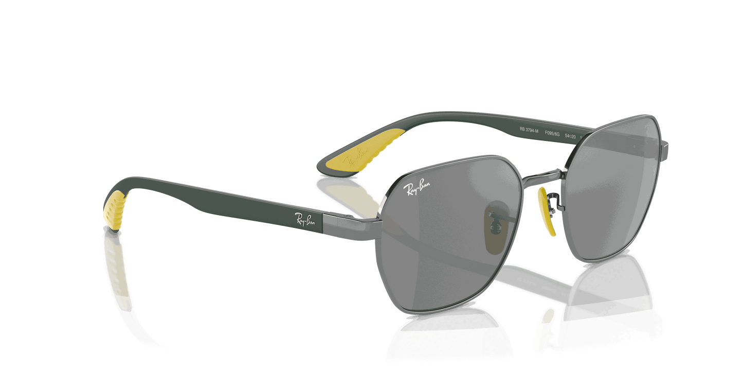 [Grey Lenses, Polished Gunmetal Frame]