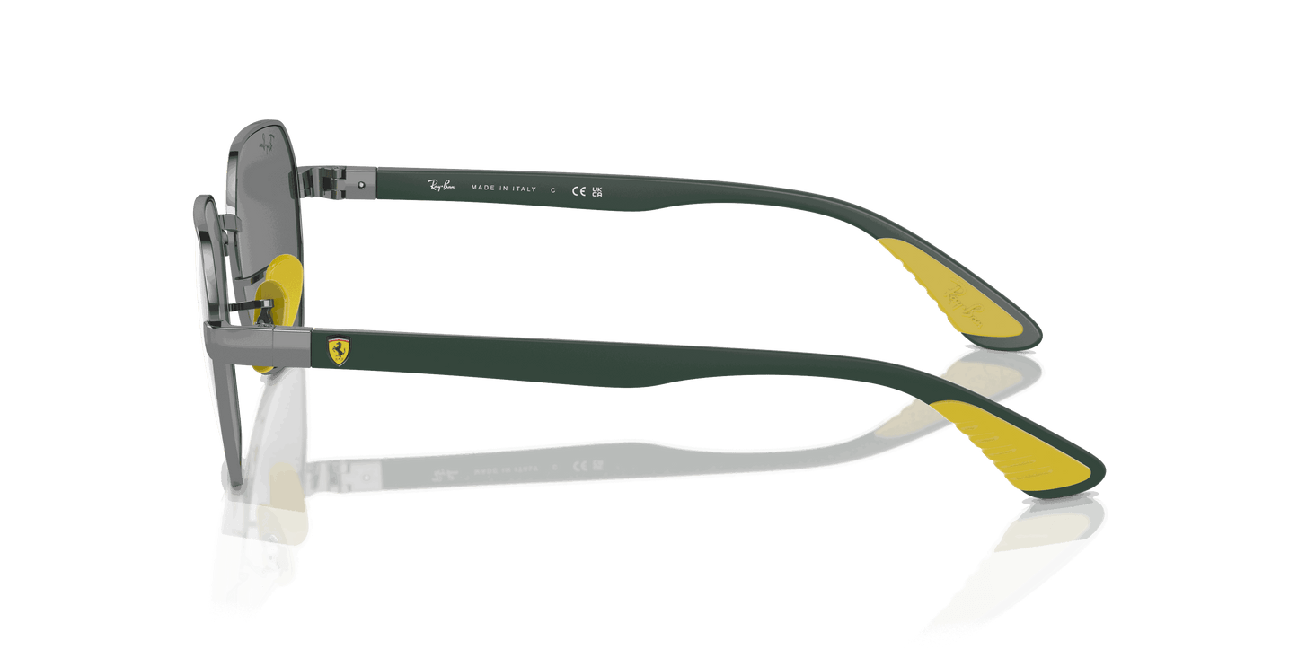 [Grey Lenses, Polished Gunmetal Frame]