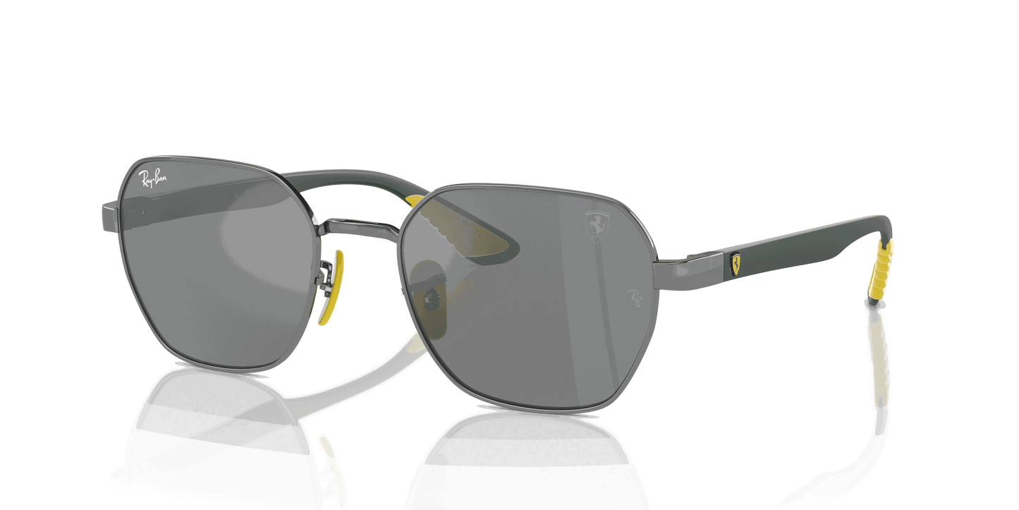 [Grey Lenses, Polished Gunmetal Frame]