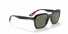 [Green Classic Lenses, Polished Black Frame]