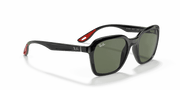 Green Classic Lenses, Polished Black Frame