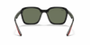 [Green Classic Lenses, Polished Black Frame]