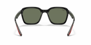 Green Classic Lenses, Polished Black Frame