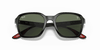 [Green Classic Lenses, Polished Black Frame]