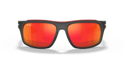 Red Mirror Lenses, Matte Black Frame