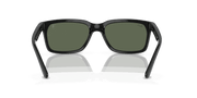 Green Lenses, Polished Black Frame