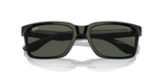 Green Lenses, Polished Black Frame